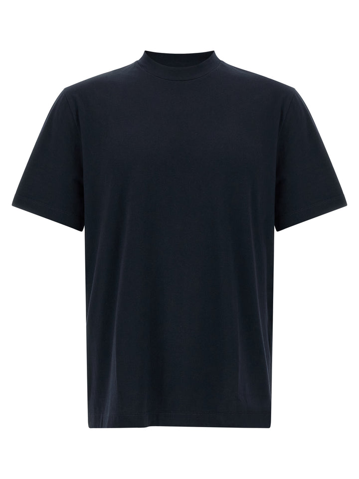 Brioni Logo Embroidery T-shirt - Blue | 93212a0b3aacb6ad44f9790697bf5d8a223a6b82