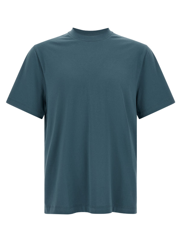Logo Embroidery T-Shirt Blue