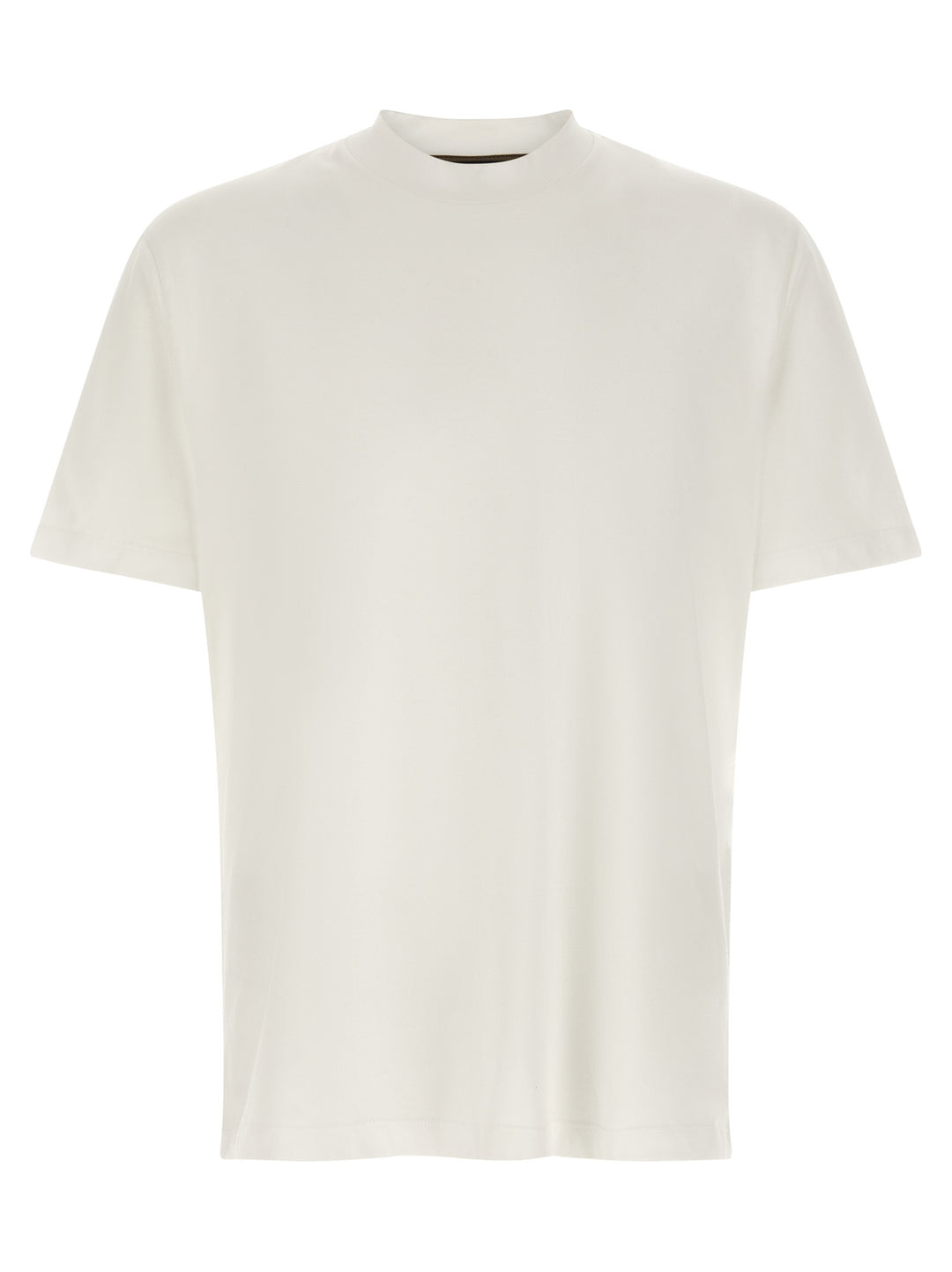 Brioni Logo Embroidery T-shirt - White | f9644d6e2db5d86d5fae2ebc5a17f1c9dc336456