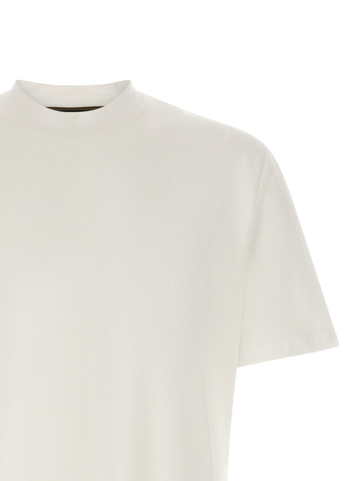 Brioni Logo Embroidery T-shirt - White | 6be5f00de125a4549391434a534e1260ba082753