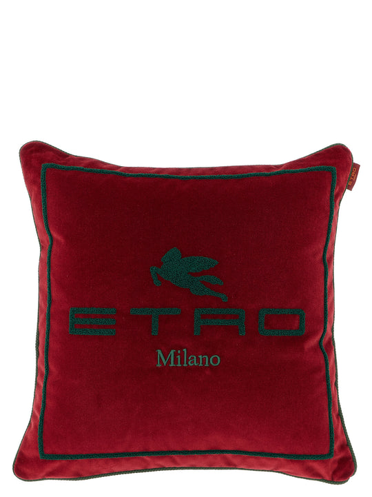 Spunga Logo Cushion Cushions Bordeaux
