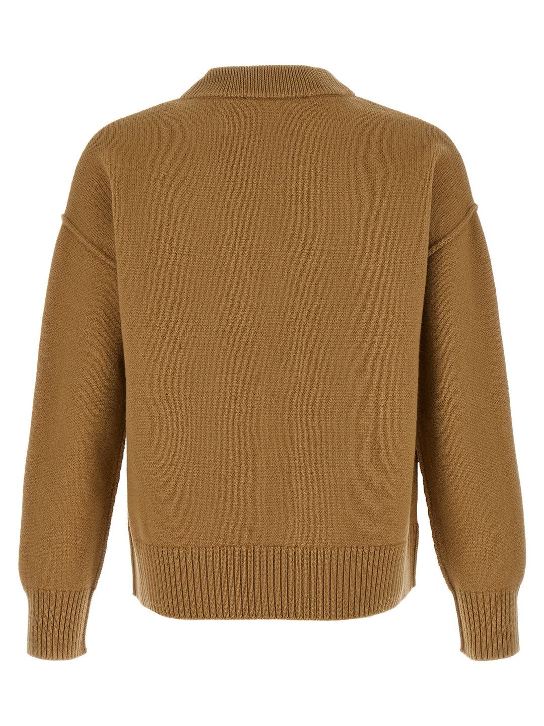 Ami Paris Ami De Coeur Sweaters and Cardigans - Beige | 853cddec7e4fb363c28ec379390580f0add7e564