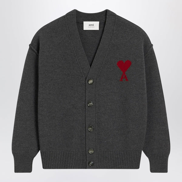 Grey Ami De Coeur Wool Cardigan
