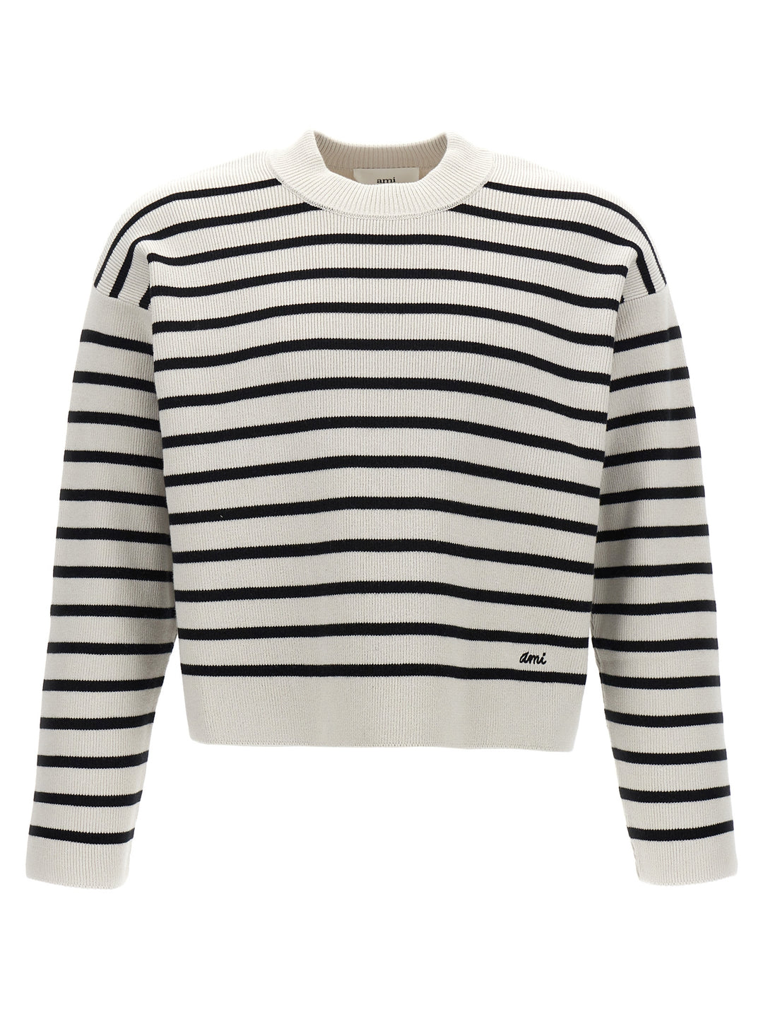 Ami Sailor Sweater, Cardigans White/Black