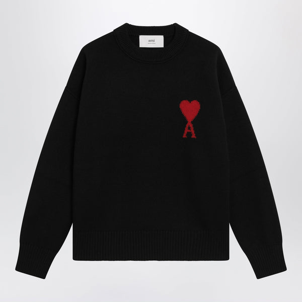 Black Ami De Coeur Virgin Wool Sweater