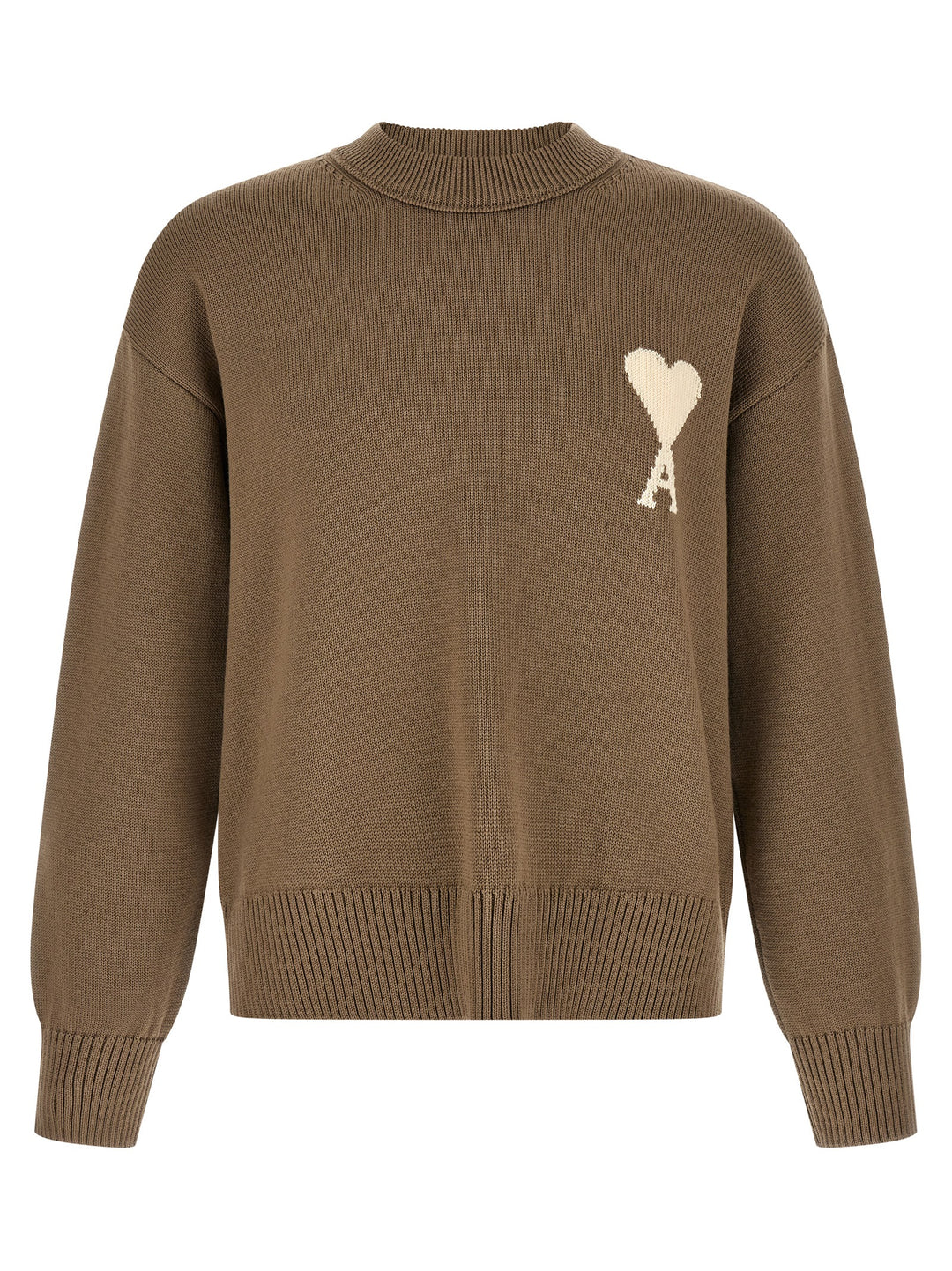 Ami Paris Ami De Coeur Sweaters and Cardigans - Beige | 483f9317a333479e454dcdb6c61f2983ac352c92