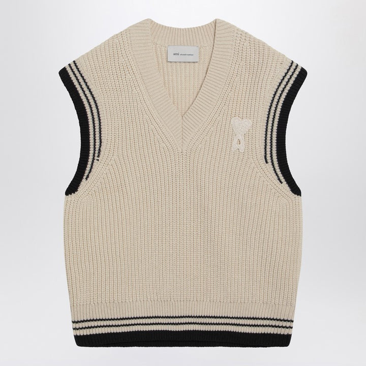 Ami Paris Vests - White | fc51c821c173dc02abf7b118693ea180da2e4655
