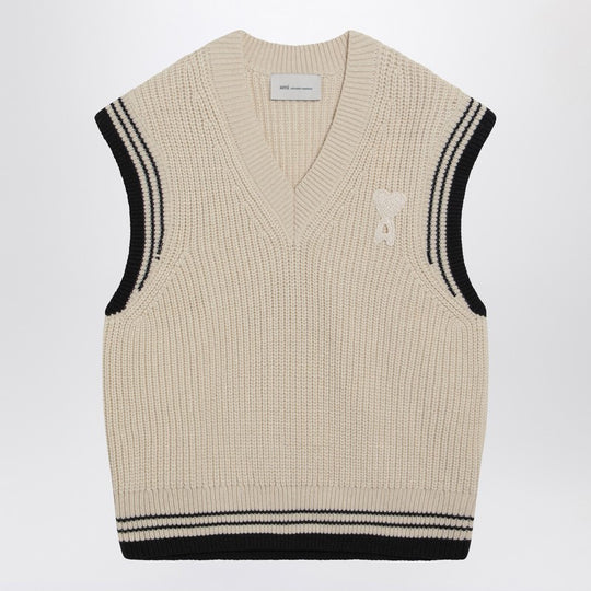 Ami De Coeur Cream Gilet