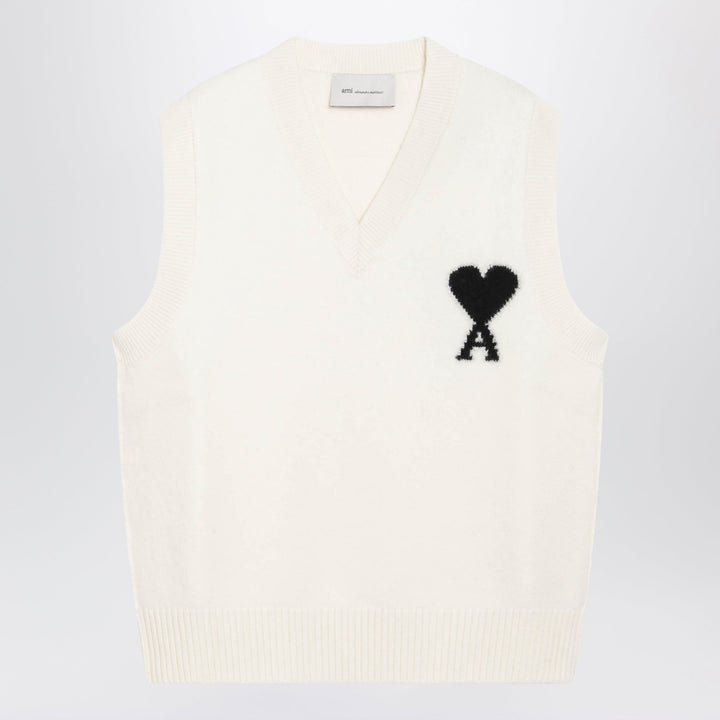Ami Paris Vests - White | 89d74bb96d0e18d5631805ed722d99c97d1af2ee