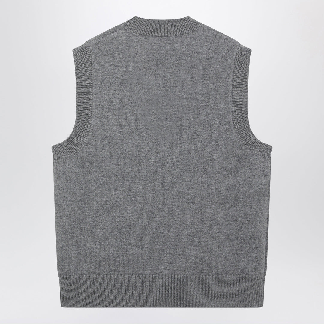 Ami Paris Vests - Grey | a1cb37ea08661cff94349d152433c07ae1295f49