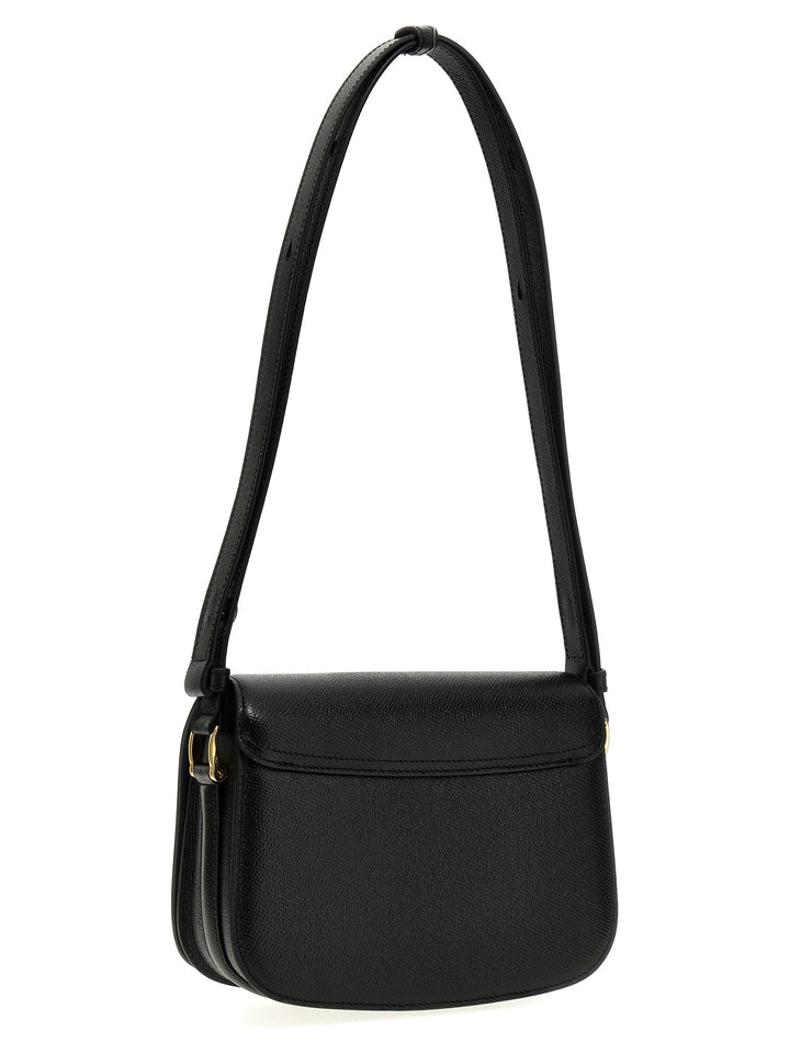 Small Paris Paris Shoulder Bags Black