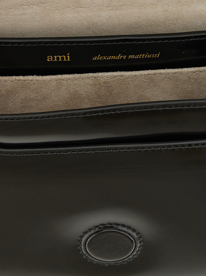 Ami Paris Paris Paris Hand Bags - Black | c4abfc9dac3ba3970ccd979db65da154810fb58a
