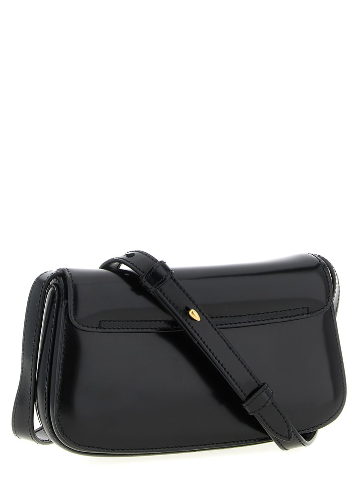 Ami Paris Paris Paris Crossbody Bags - Black | 1d925d25673eff4f35e13fd5d9e7ebc920c45129