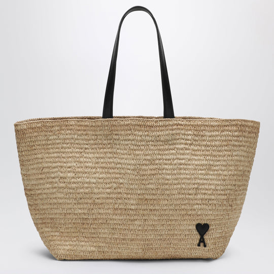 Ami De Coeur Tote Bag In Raffia