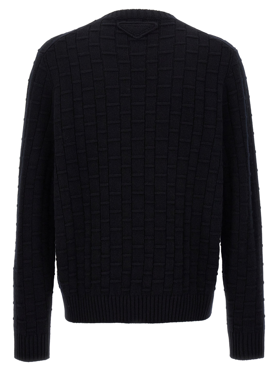 Prada Crewneck Sweater Sweaters and Cardigans - Blue | 9c5fdfc6e6579b55b68410d80ffb523c523051cf