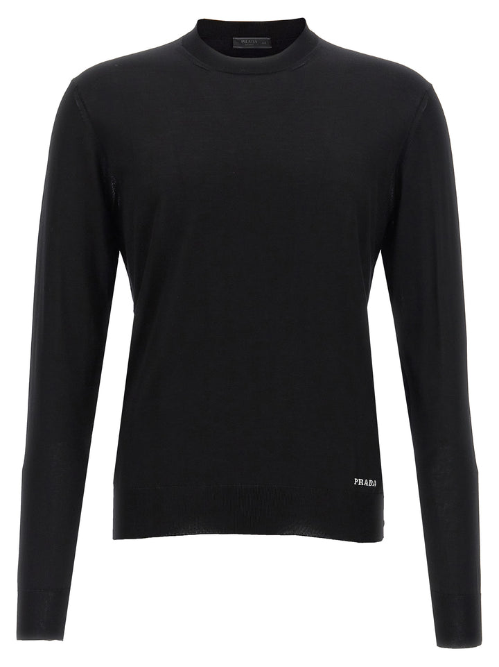 Prada Silk Sweater Sweaters and Cardigans - Black | 1ea9501ec79b0b5d092468f99aa88c804d027d39