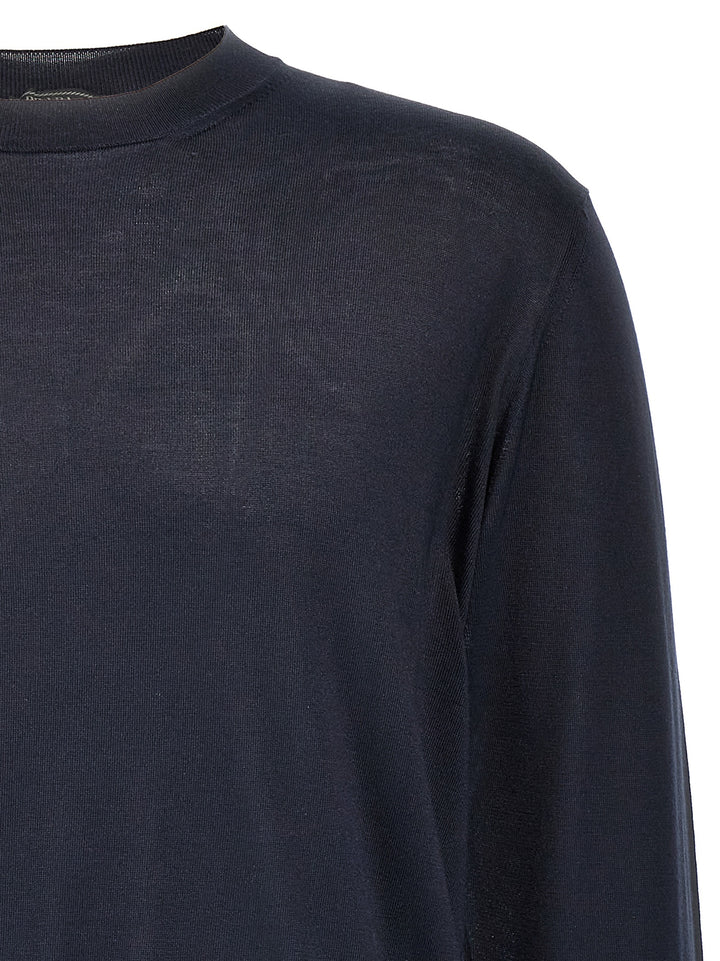 Prada Silk Sweater Sweaters and Cardigans - Blue | f079f87cfeb8aa6e716f19492bc0f306b10672ff