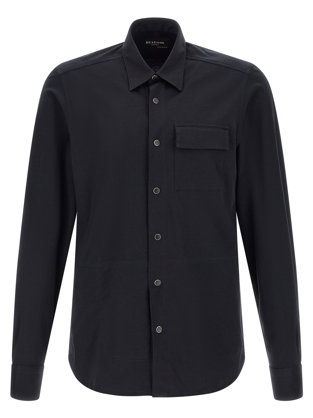 Kiton Buba Shirt and Blouse - Blue | 43690e42fd83fe85251dc861439d783030213073