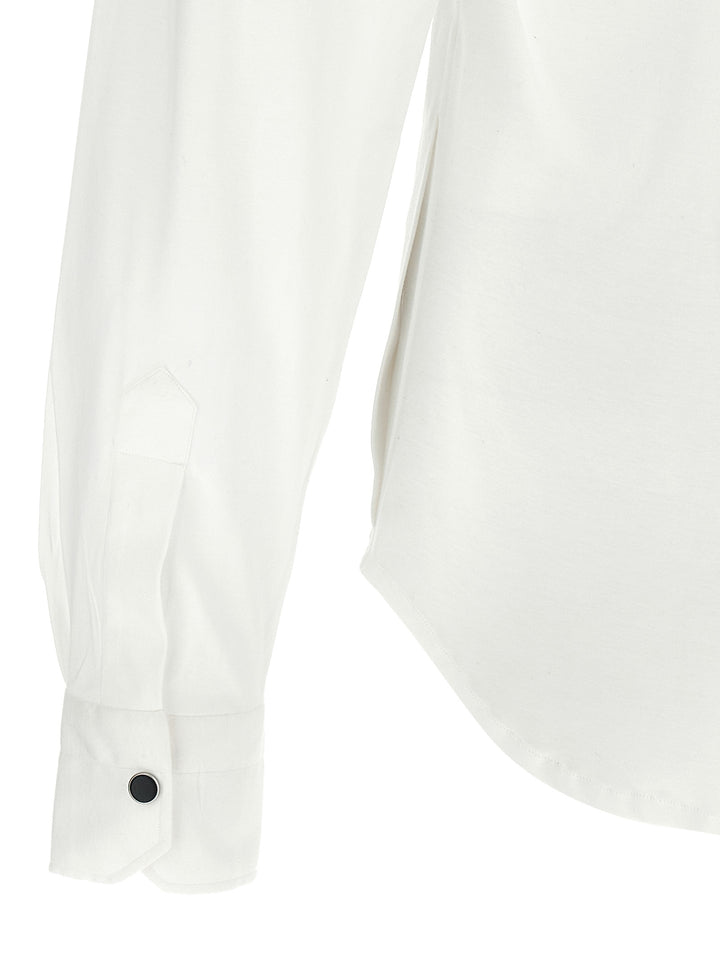 Kiton Buba Shirt and Blouse - White | 18d4eab77c7d9c0d91a817265bce008a84bdb092