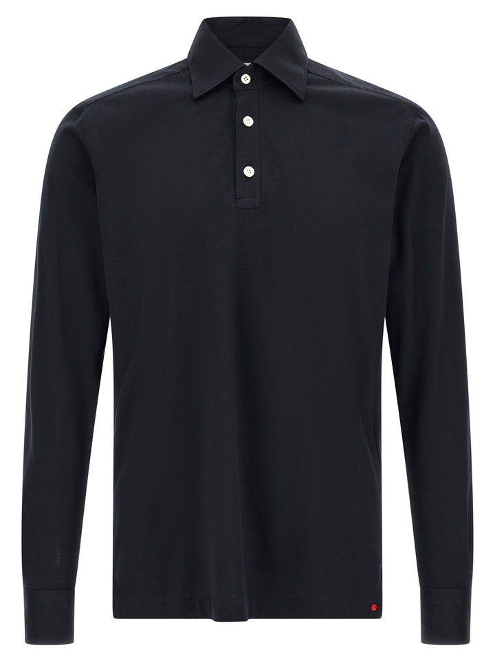 Kiton Positano Polo - Blue | edf93541e6509f4f461806dc35e2347347b3faf1