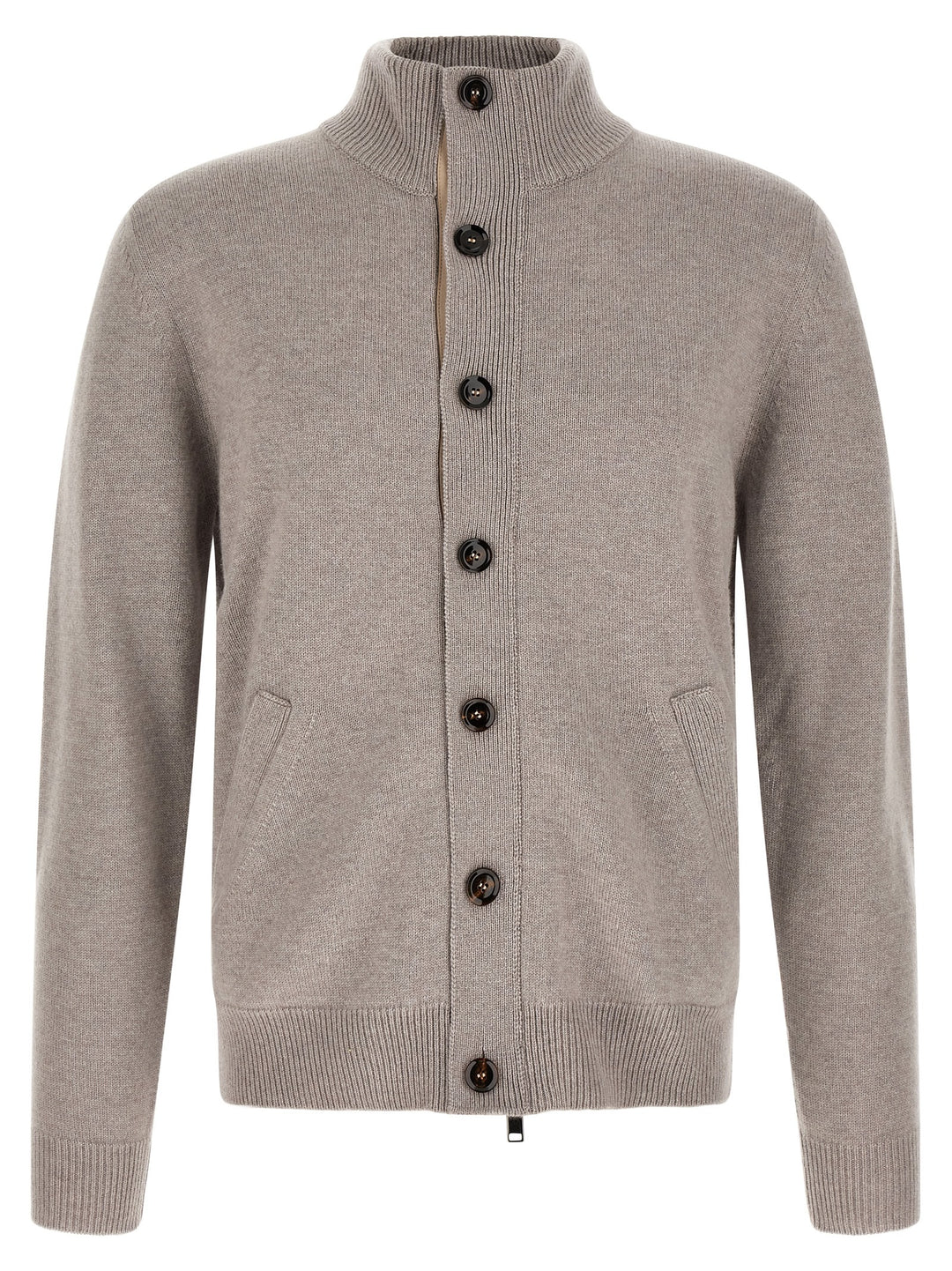 Brioni Cardigan With Price List Collar Sweaters and Cardigans - Beige | 779b555675b8acb9f284693baa10d6b88d9d2387
