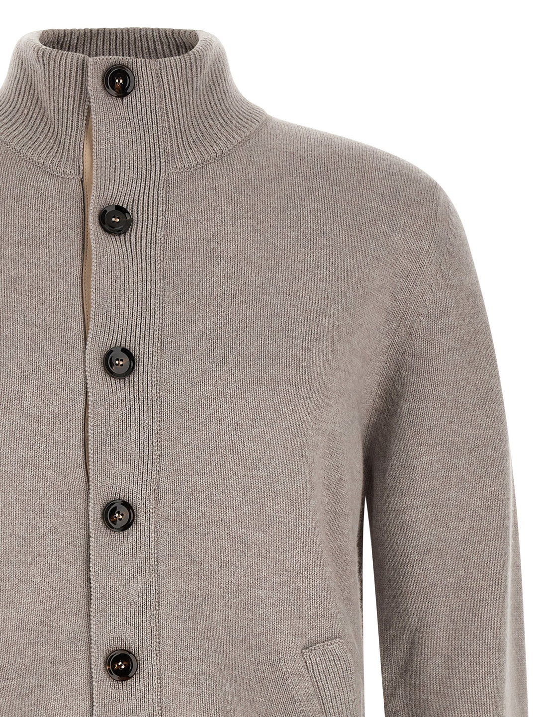 Brioni Cardigan With Price List Collar Sweaters and Cardigans - Beige | 72866e267479e206c519fdb742b5fedf779c5099