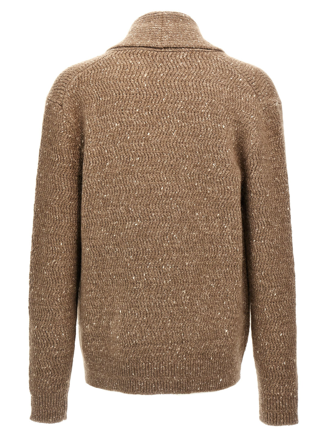 Shawl Neck Cardigan Sweater, Cardigans Beige