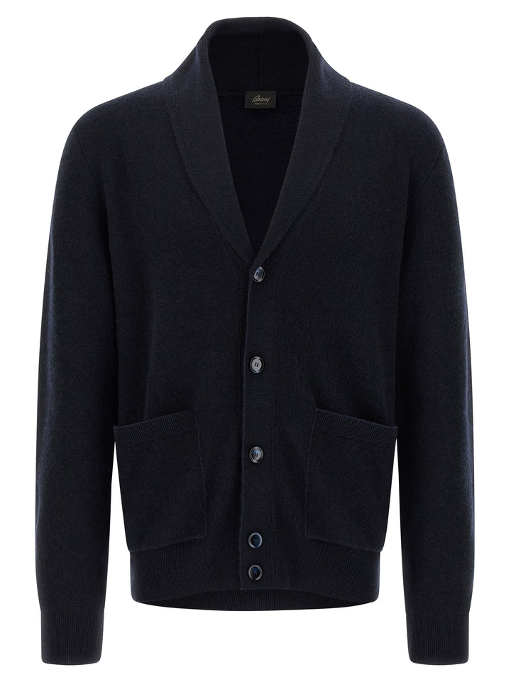 Brioni Cashmere Cardigan Sweaters and Cardigans - Blue | 0d25d9c8a36c10e18c7d113ae045cd12d8240526