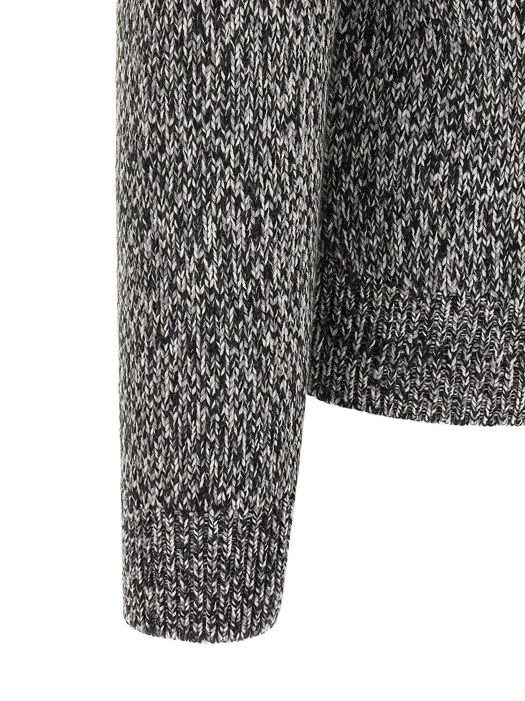 Brioni Shawl Neck Cardigan Sweaters and Cardigans - White/Black | 12c2fa60196c493d1e38ba66640cb565a9c4c6c0