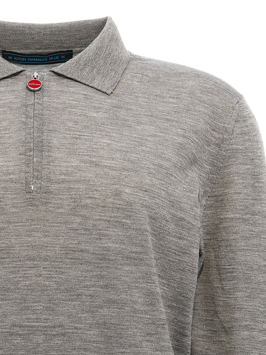 Wool  Shirt Polo Gray