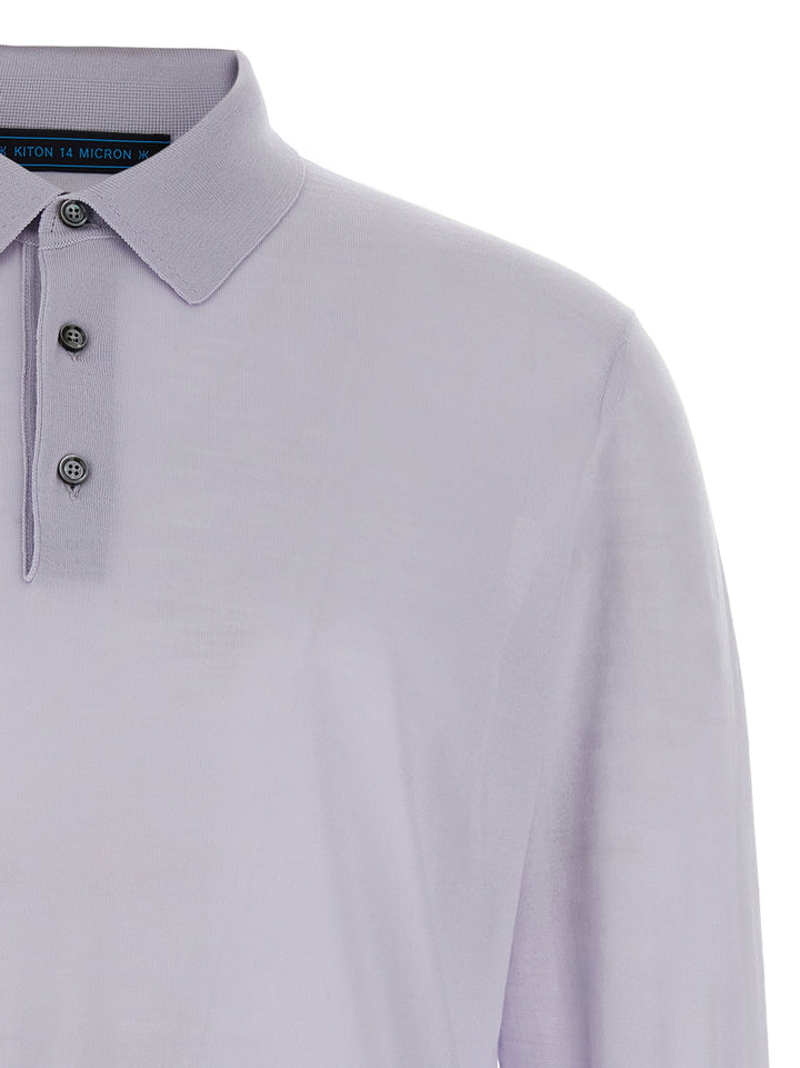 Kiton Ciro Polo - Light Blue | e311f93a5648f8475a1b062132fa76fc469fe485