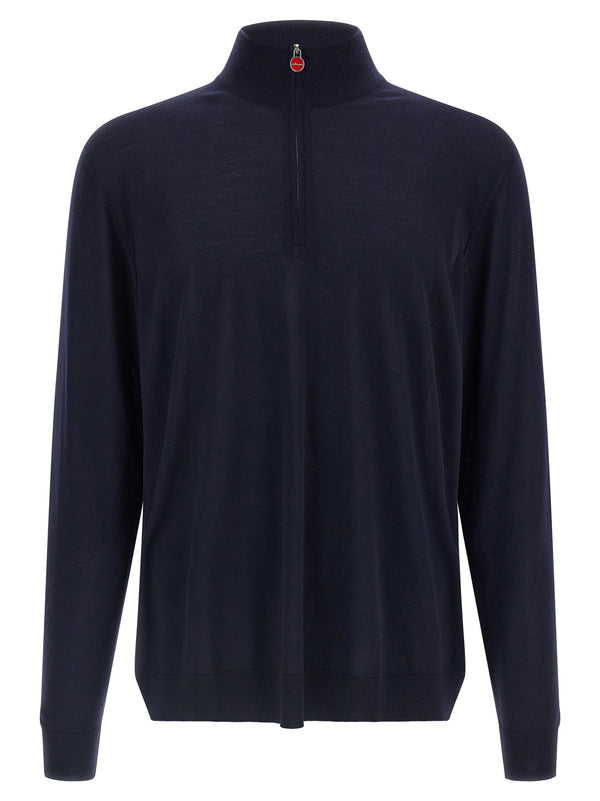 Half-Zip Sweater Sweaters And Cardigans Blue