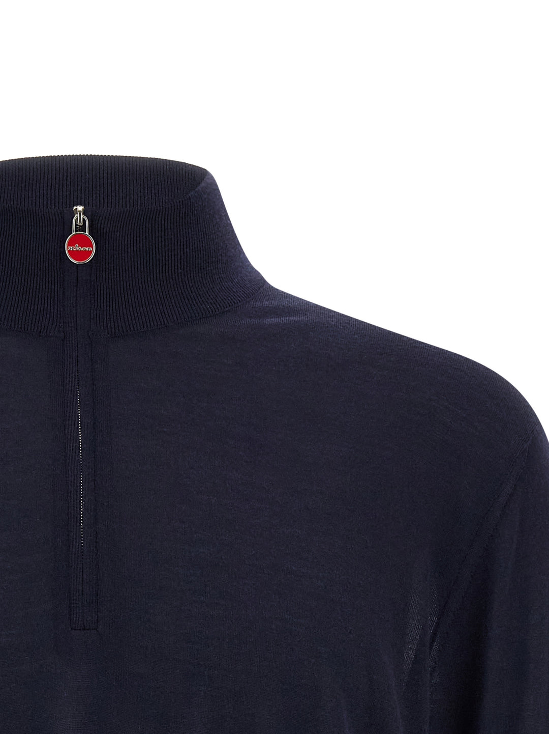 Kiton Half-Zip Sweater Sweaters and Cardigans - Blue | 55c81b4428616f7511500212092ba56862c211d7