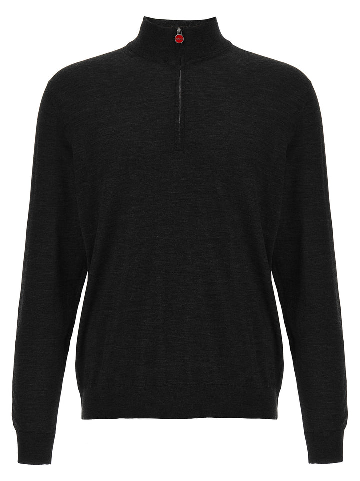 Kiton Half-Zip Sweater Sweaters and Cardigans - Black | 271f4c68e0379bd9f8da7734e60cbcc67abbbb09