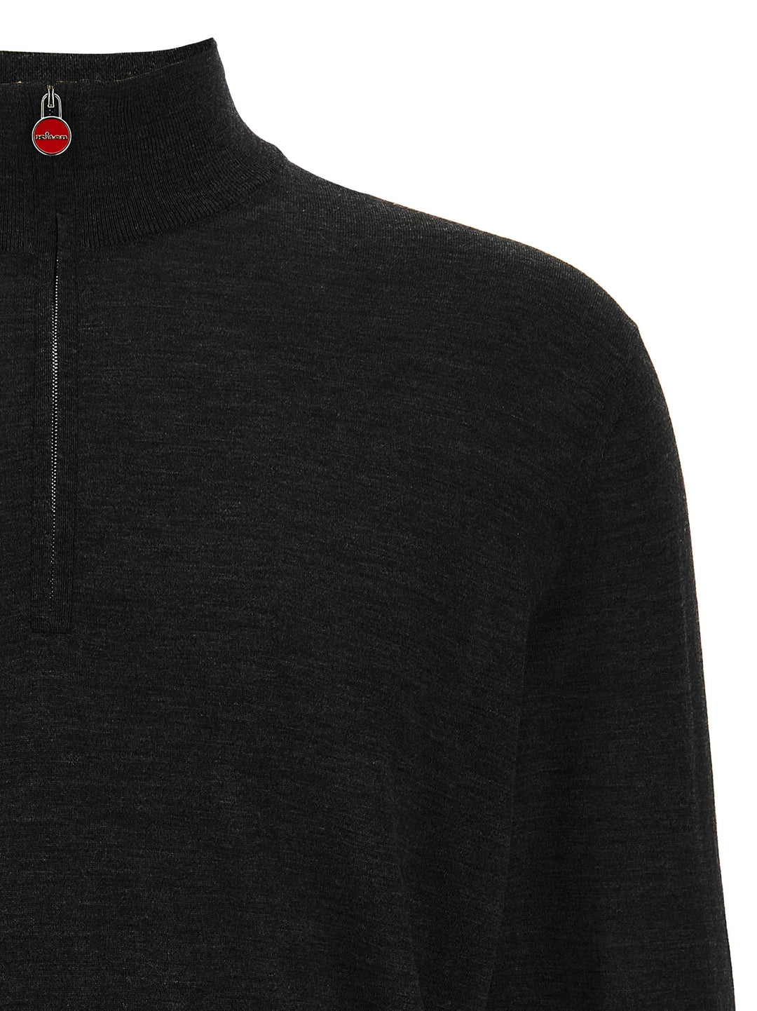 Kiton Half-Zip Sweater Sweaters and Cardigans - Black | 10050c4185ba14e7ca70aaa450a5230da4b69e19