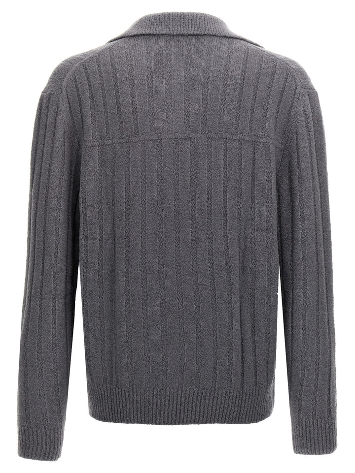 Polo Sweater Sweater, Cardigans Gray