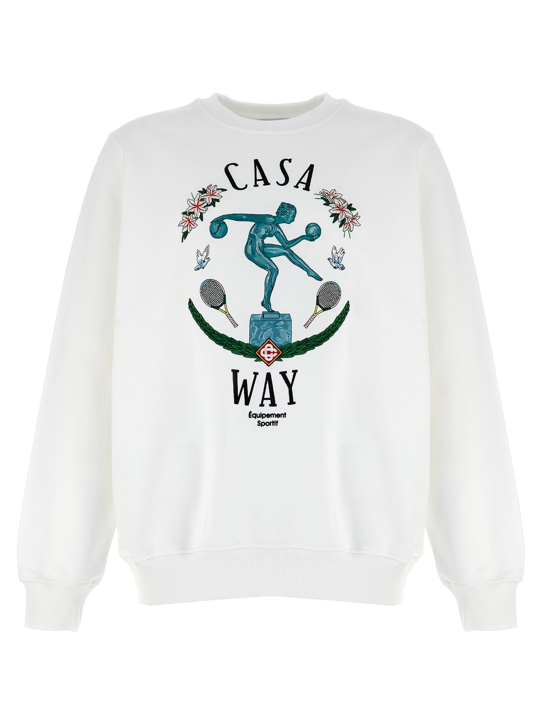 Statue En Marbre Sweatshirt White