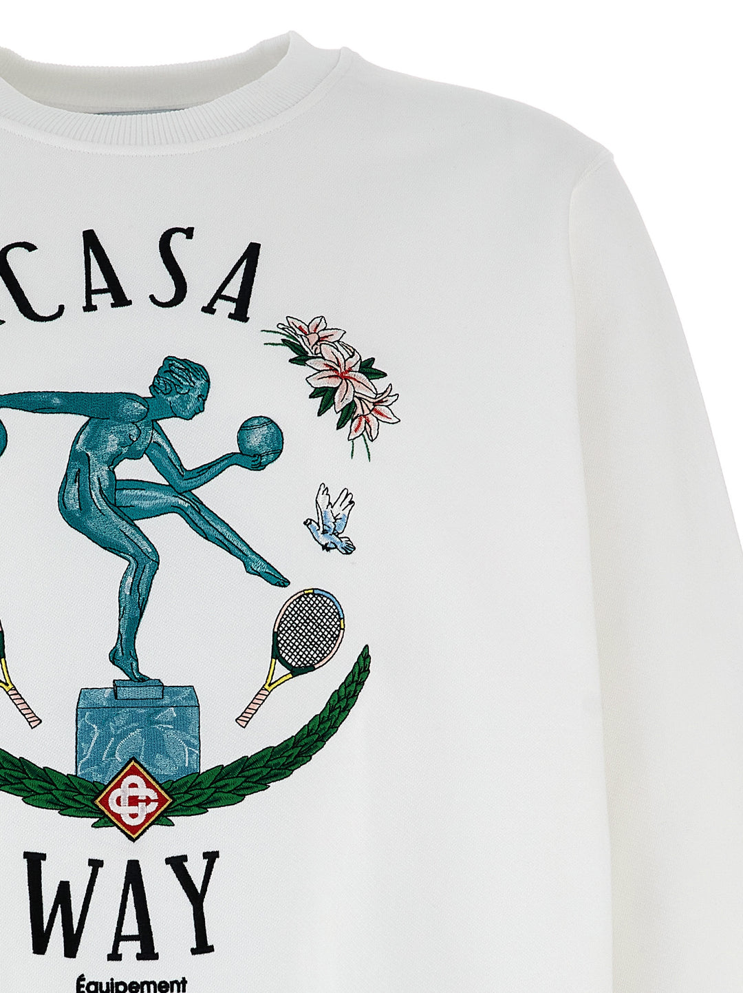 Statue En Marbre Sweatshirt White