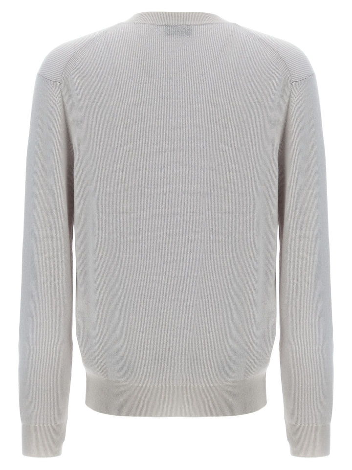 V-Neck Sweater Sweater, Cardigans White