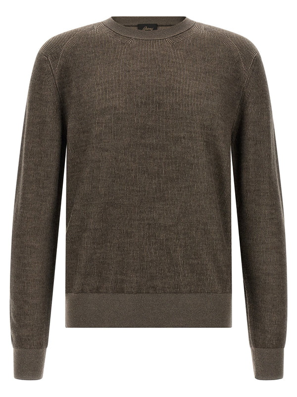 Vanisé Weave Sweater Sweaters And Cardigans Brown
