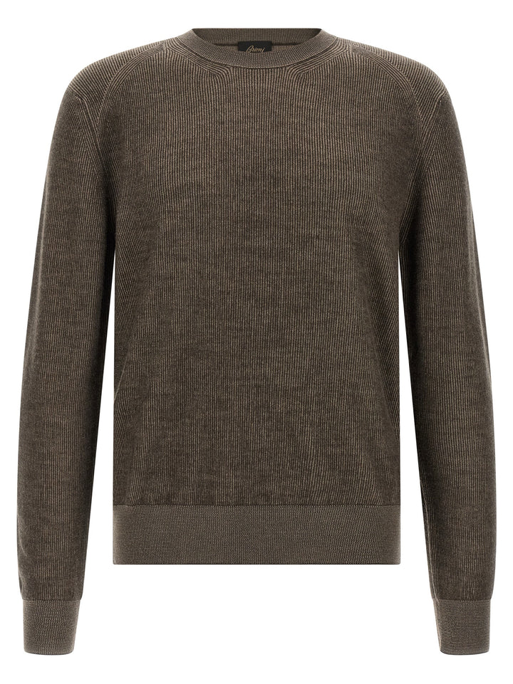 Brioni Vanisé Weave Sweater Sweaters and Cardigans - Brown | 6506be351f8a75cdccd1b242f171f1b9a51950d4