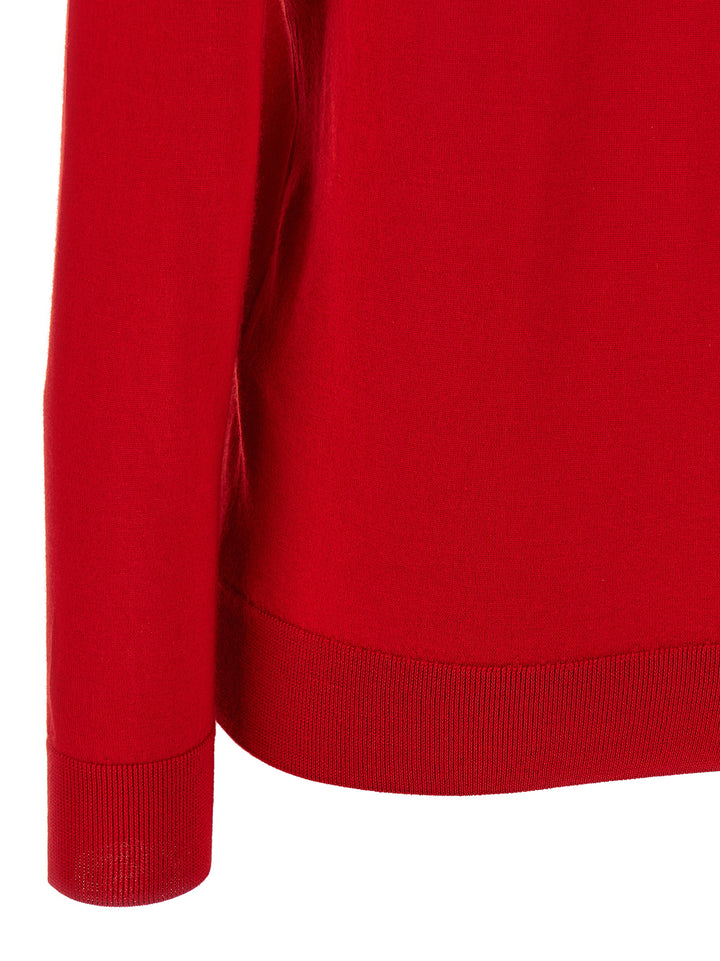Brioni Cashmere And Silk  Shirt Polo - Red | ea9ebd482958607f729fceb0c59de65a28860864