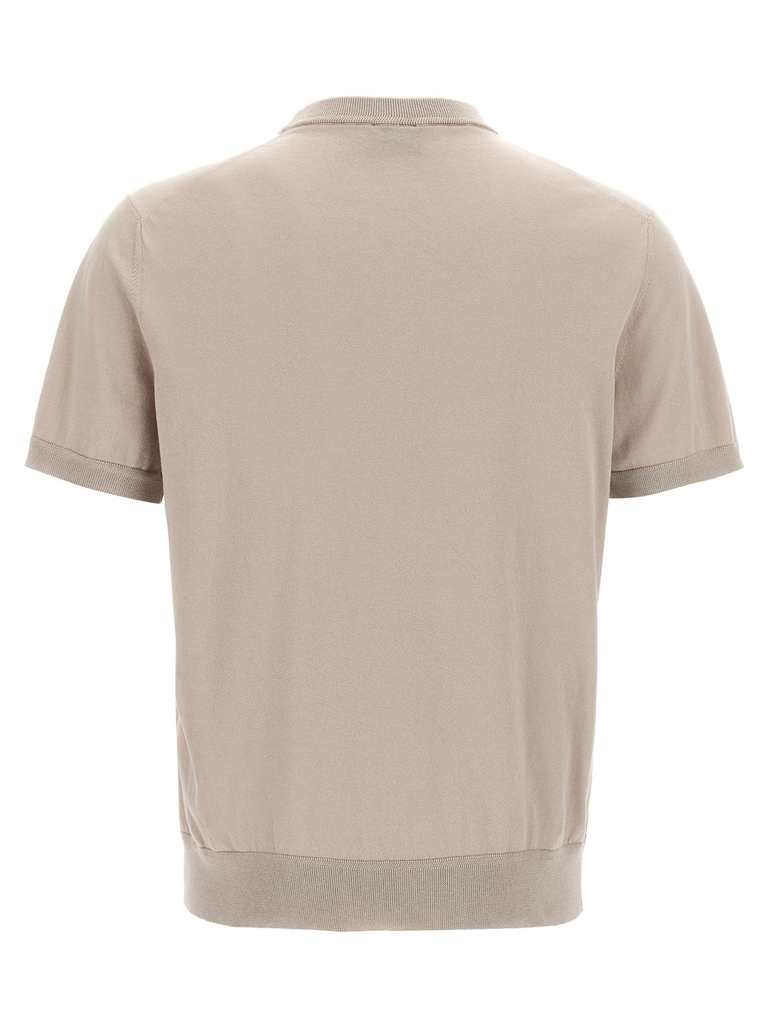 Knitted T-Shirt Beige