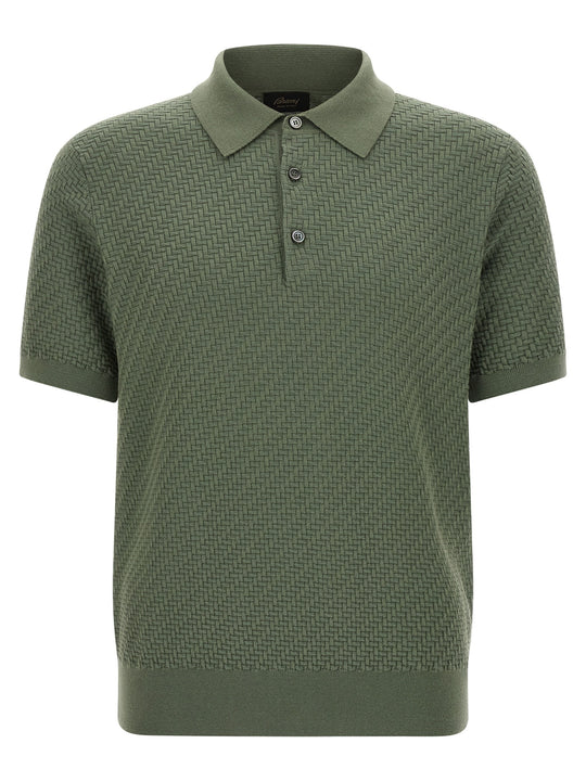 Weaving Plot Polo Green