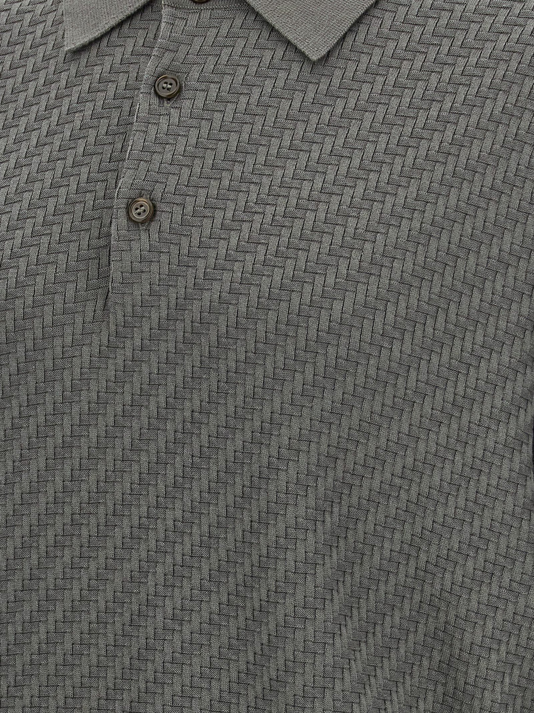 Knitted  Shirt Polo Green