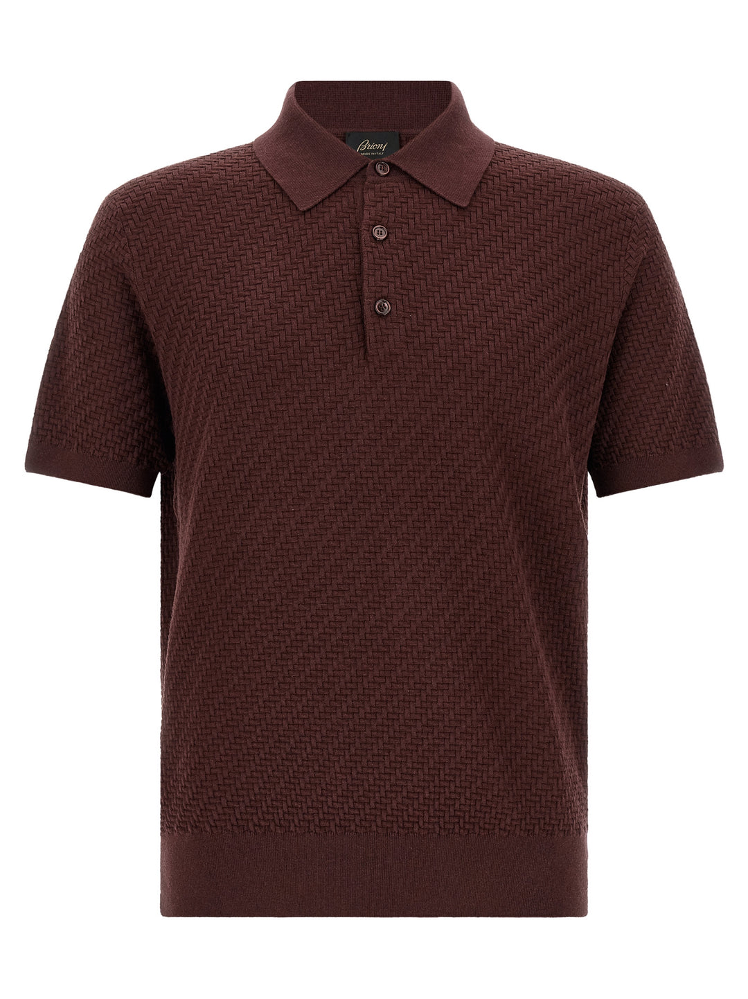 Brioni Trama Polo - Purple | c26bbce41b9c81e3f9a2ad585aa0f87fe46514cb