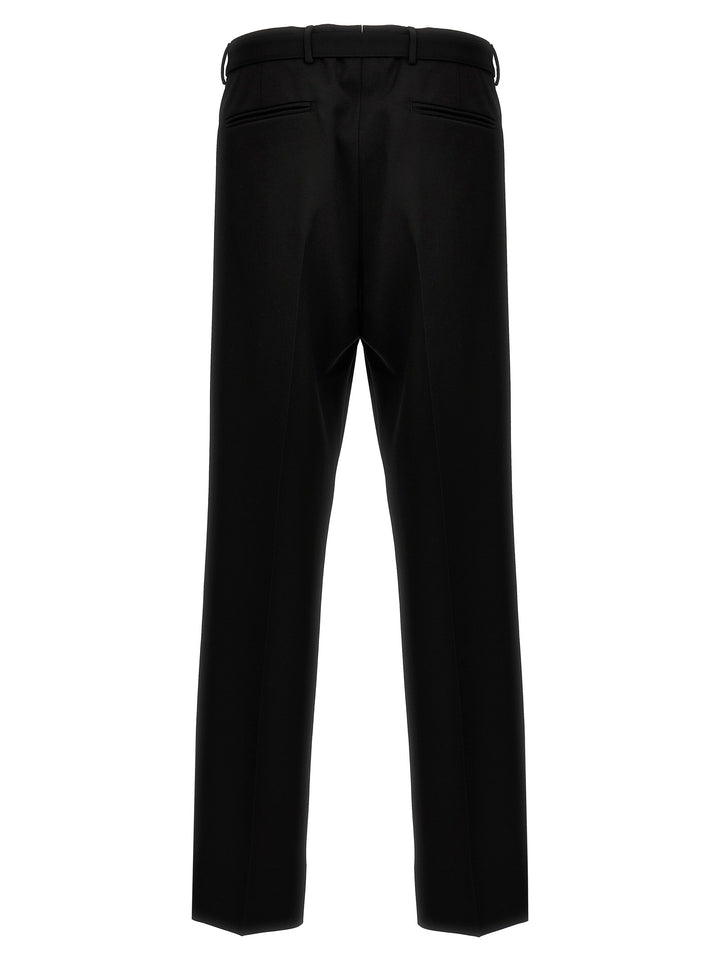Prada Wool Tailored Trousers Pants - Black | b747be77cdda678a6c7d2d12689e1c09e87d0c71