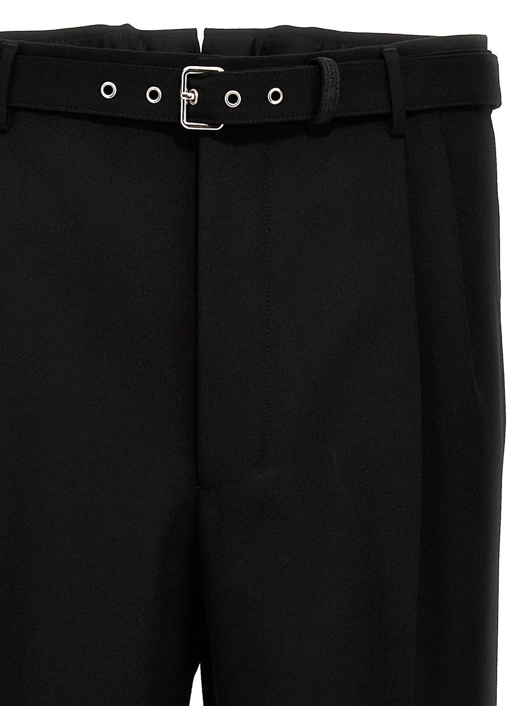 Prada Wool Tailored Trousers Pants - Black | 08051fca9a6a0c40e509bf0f1bd3d55eab73c0f1