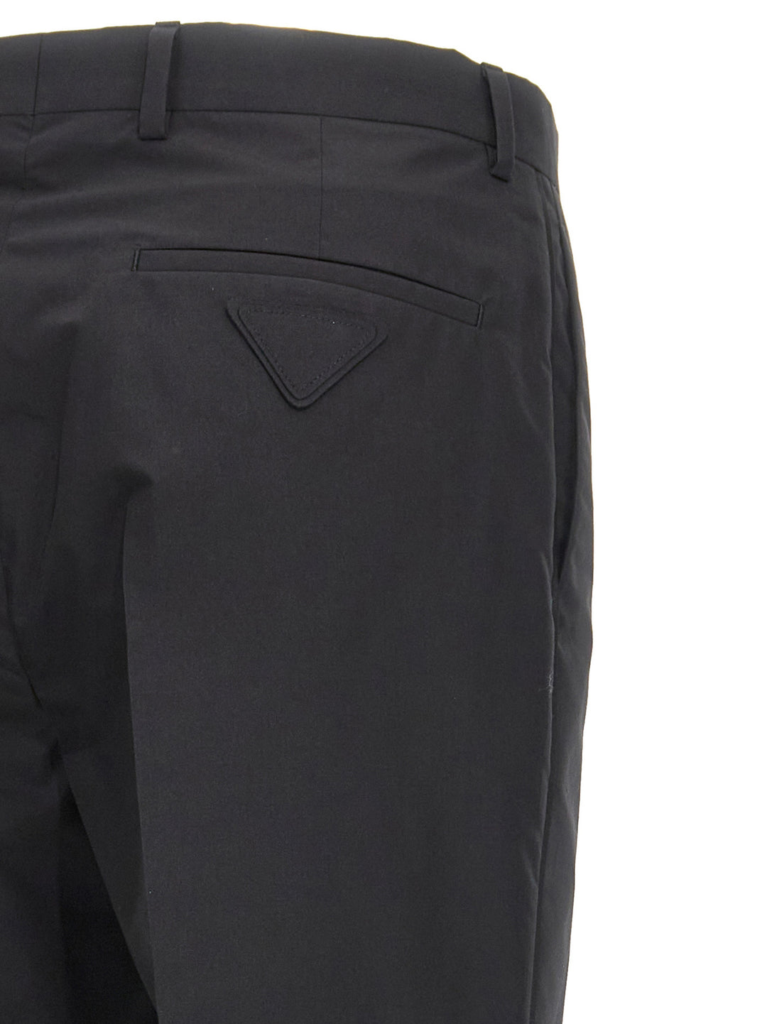Prada Cotton Trousers Tec Pants - Black | e205017b2084266929f7a84d74b9d64e7d288ed9