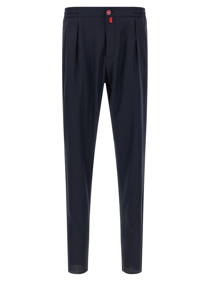 Kiton Pull-On Pants - Blue | 3c3bfb75c103bb80b7bd55a4ad930146f37126f6